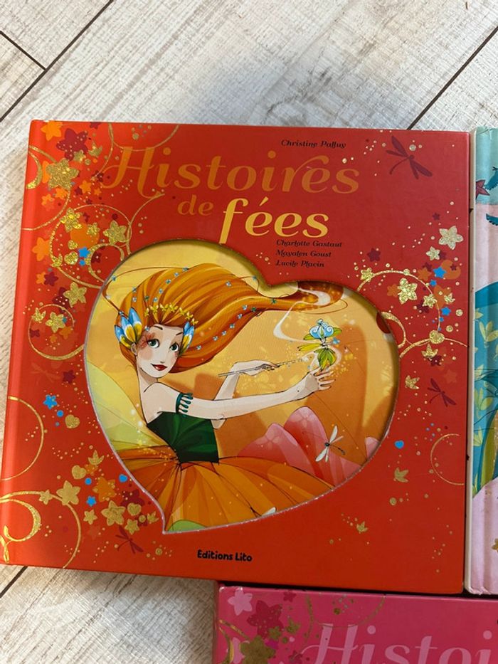 Lot 4 grands livres contes illustrés – princesses, fées, chevaliers - photo numéro 3
