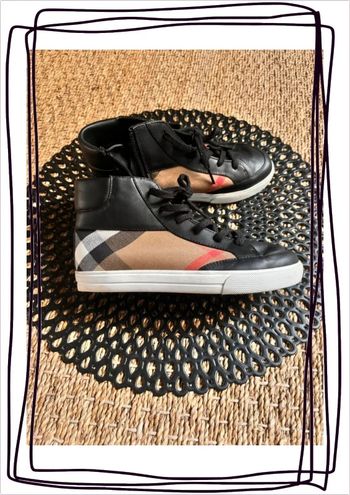 Baskets burberry montante