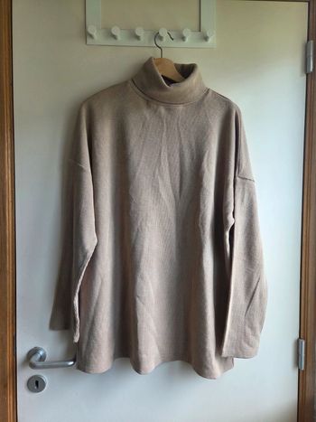 Tunique pull col roulé beige primark - taille M - neuf sans étiquette