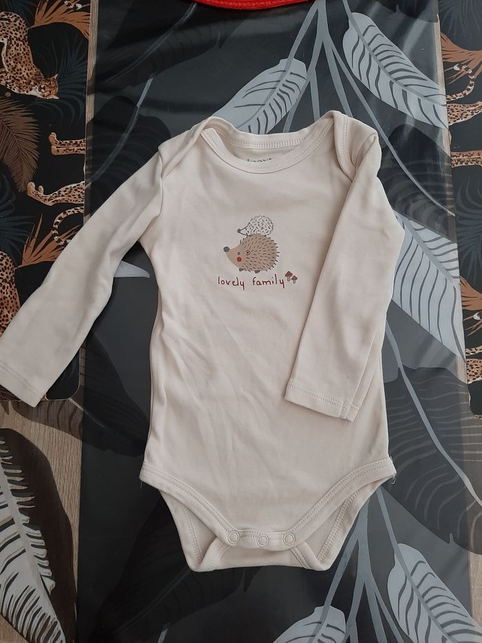 Body manche longue garçon 6 mois