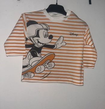 T-shirt rayé Mickey