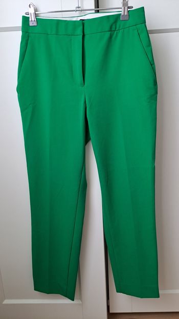 Pantalon  tailleur vert Zara