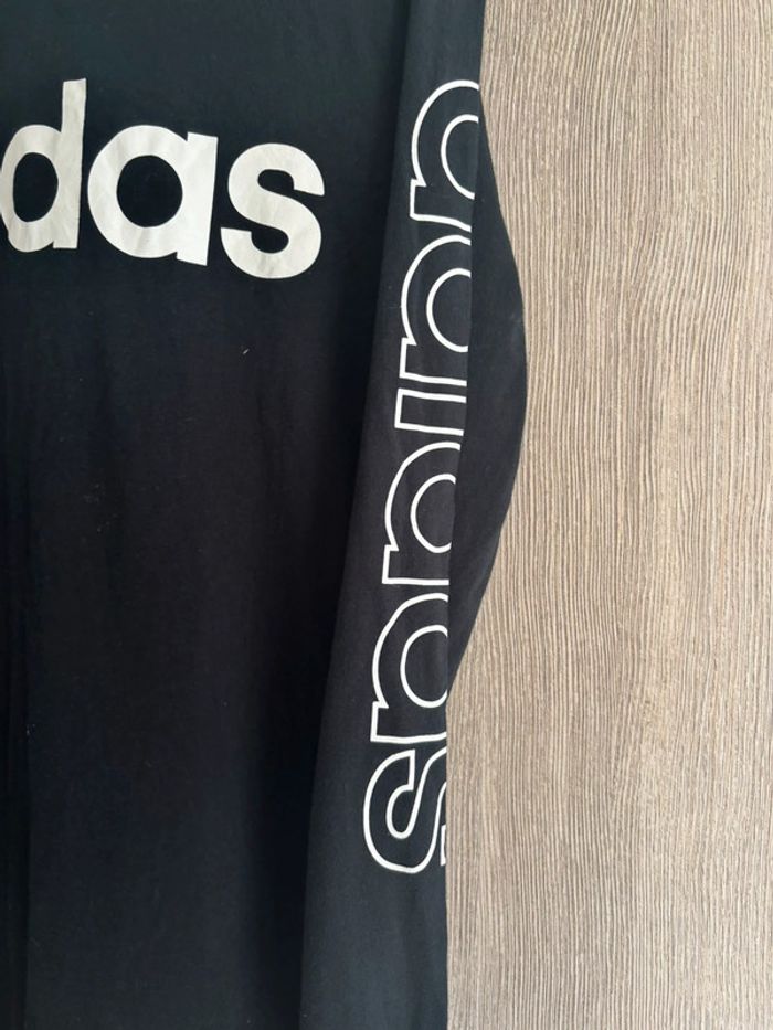 T-shirt ML à capuche - Adidas - 14/16 ans - photo numéro 4