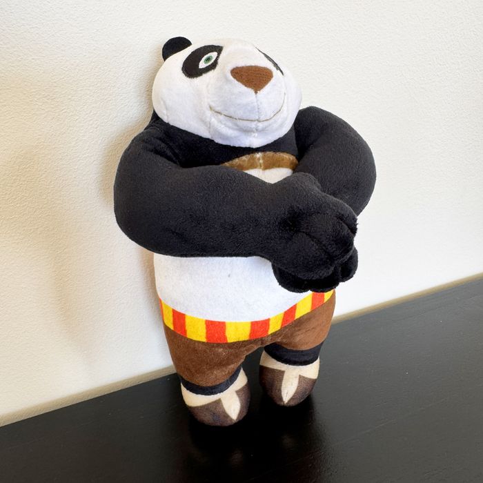 Maître Po Ping Peluche Kung Fu Panda Dreamworks Heroes - 20cm - photo numéro 2