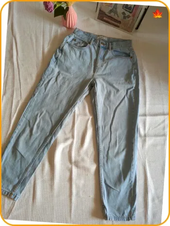 Jeans mom femme pull&bear