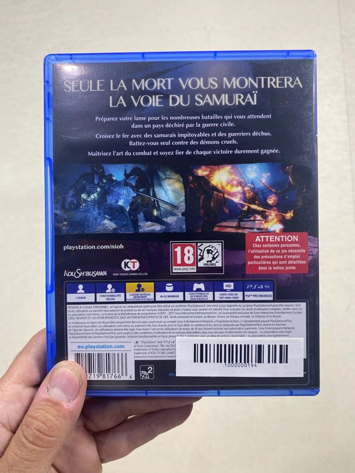 🎮 Jeu PS4 Nioh Version française - photo numéro 2