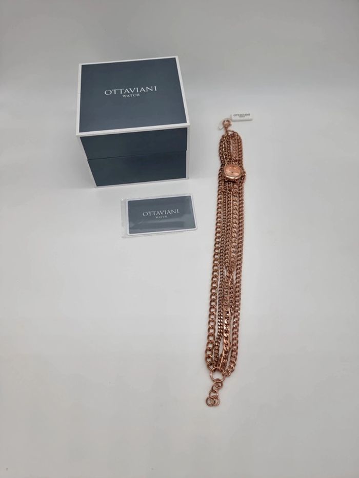 Ottaviani montre femme quartz multi rangs or rose - photo numéro 8
