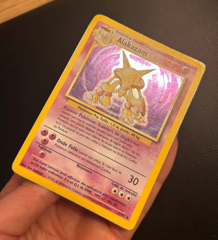 Carte Pokémon Alakazam 1/102 - photo numéro 3