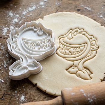 Emporte-pièce Plante Carnivore style Jeu Vidéo - Découpoir Biscuit et Pâte à Sucre