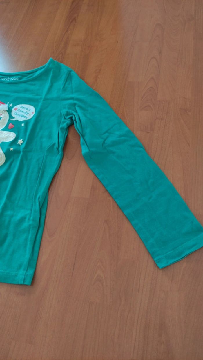 Tee-shirt Noël manches longues taille 8 ans in Extenso - photo numéro 3