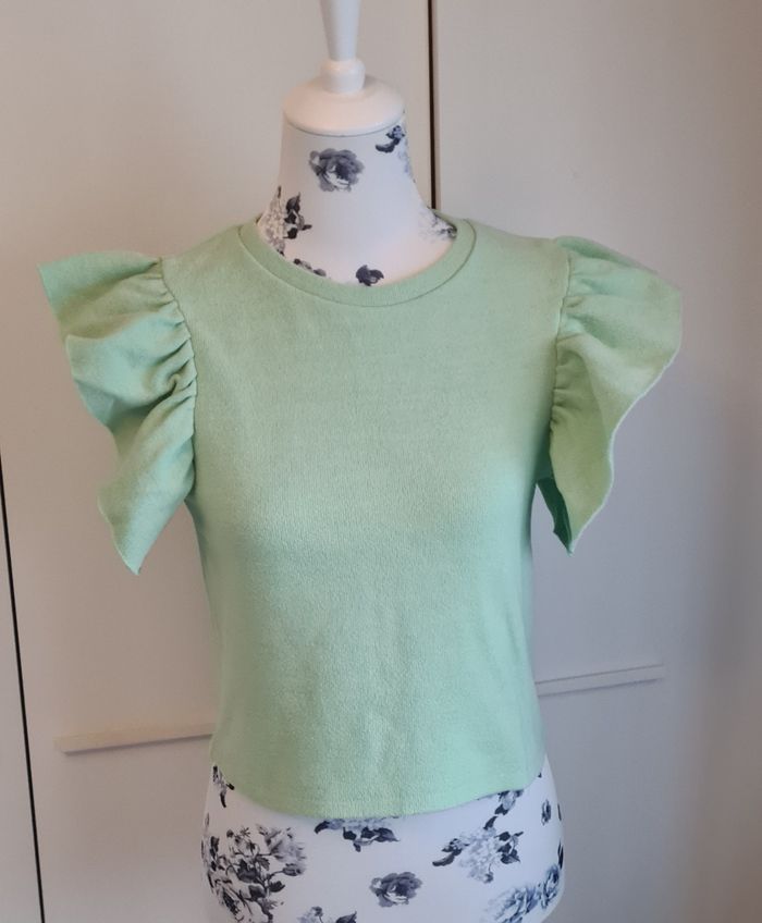 Blouse manches volants - photo numéro 3