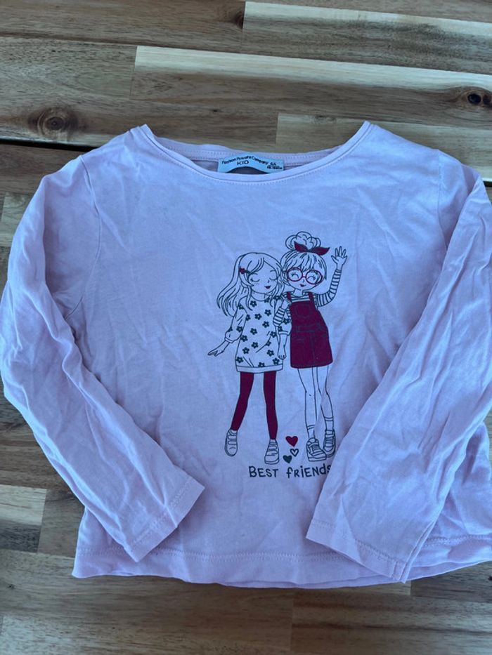 T-shirt rose - 4 ans