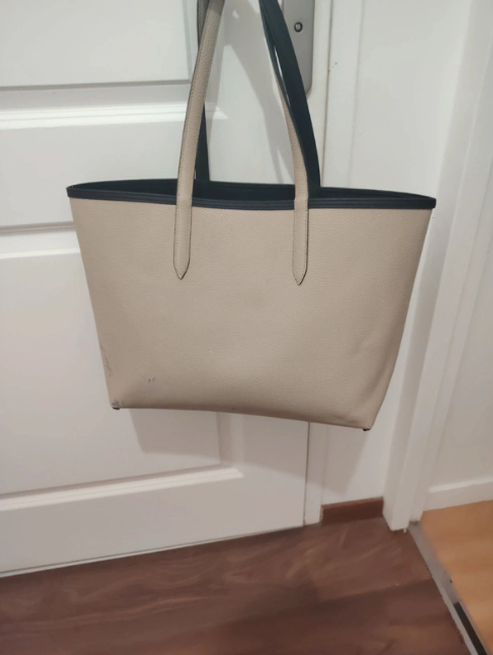 Sac à main Lacoste réversible noir et beige - photo numéro 6