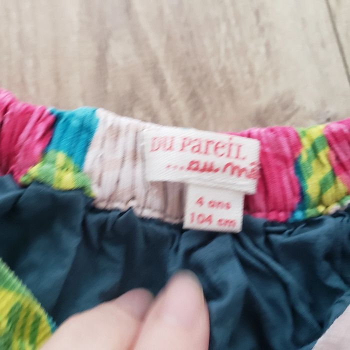 Jupe velours 4 ans DPAM - photo numéro 2