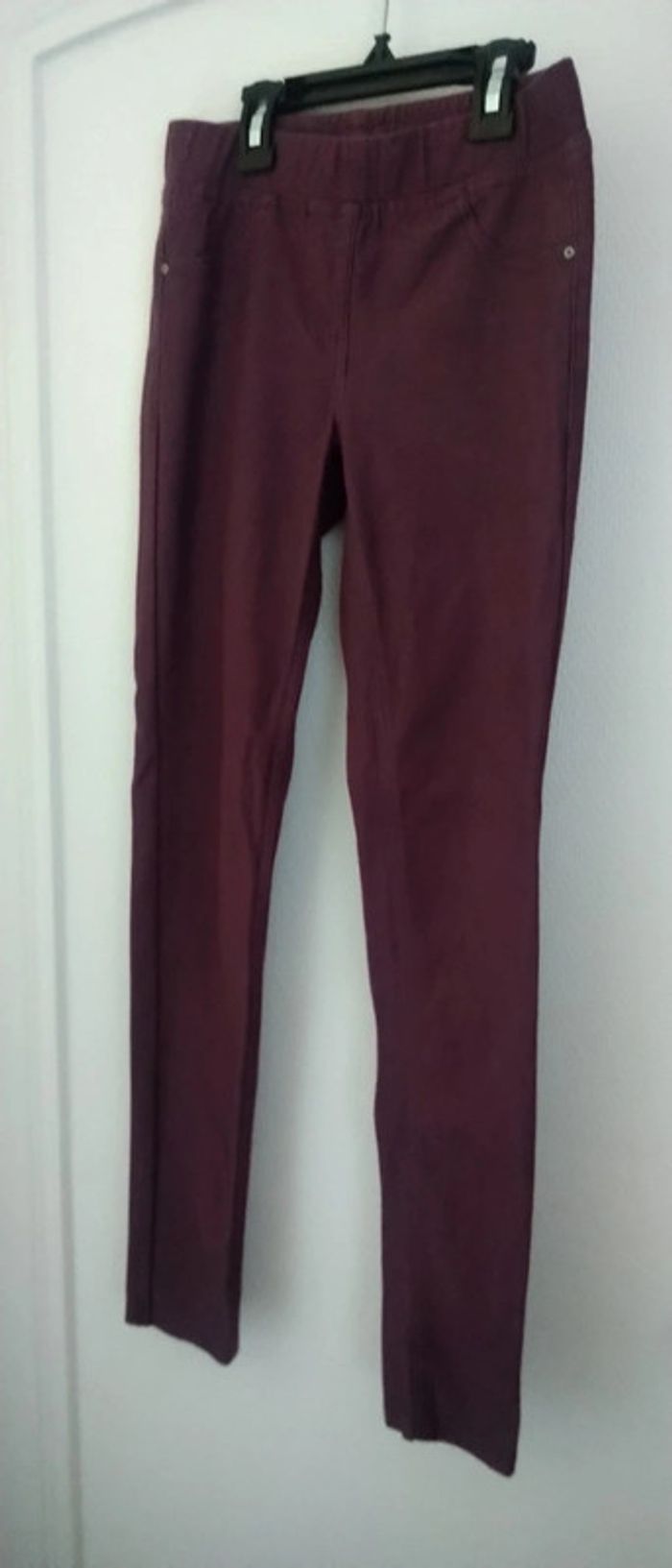 Jegging slim mauve fille 12 ans kiabi