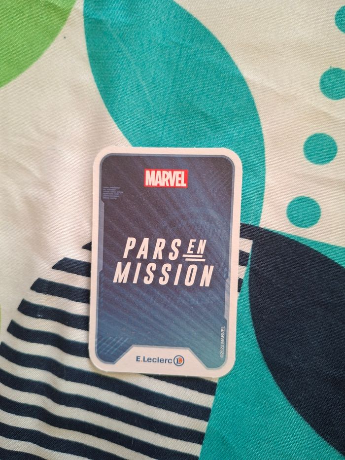Carte Marvel pars en mission 058 - photo numéro 2