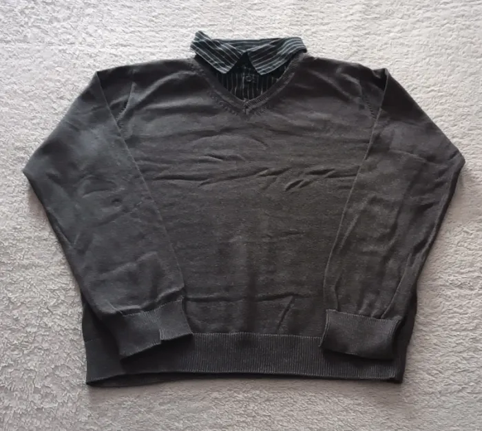 Pull col chemise