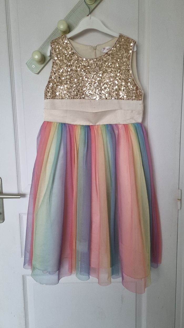 Robe princesse multicolore