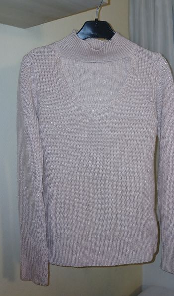 Pull LCW Casual pailleté rose clair