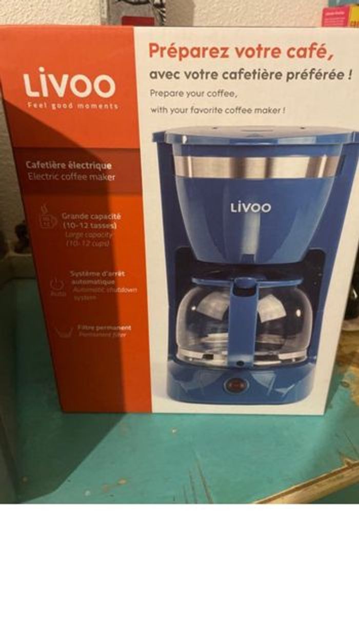 Cafetière Livoo 800W - 10-12 tasses - Filtre Permanent - photo numéro 3