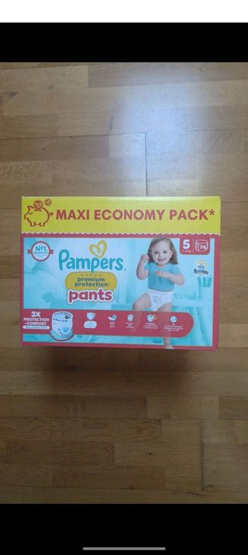 1 maxi economy pack Pampers premium protection pants taille 5