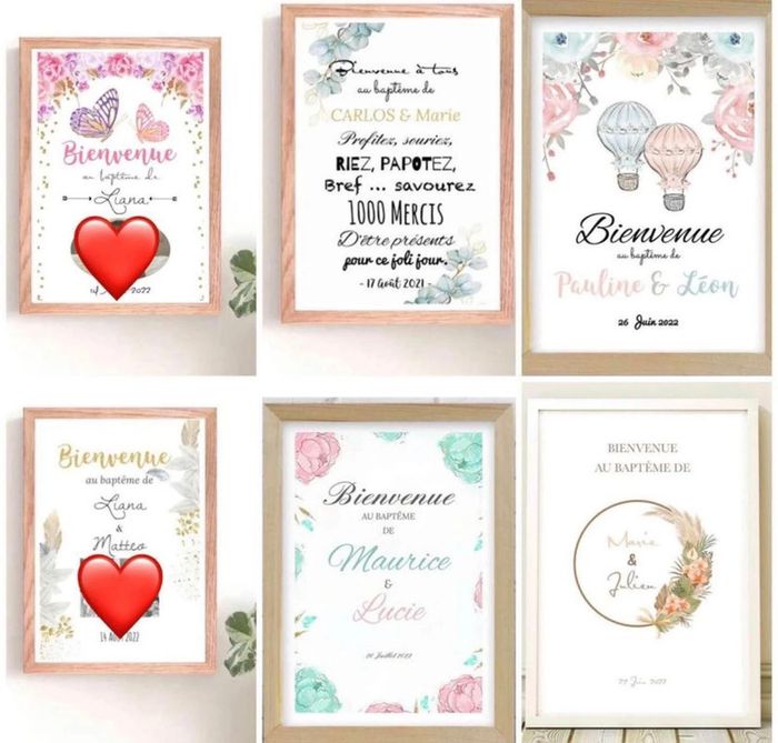 Affiches personnalisées naissance - photo numéro 7