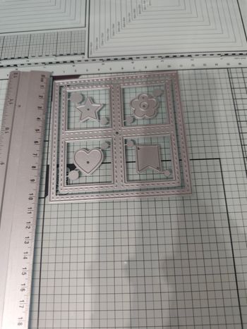 Lot de dies matrice de découpe scrapbooking carré