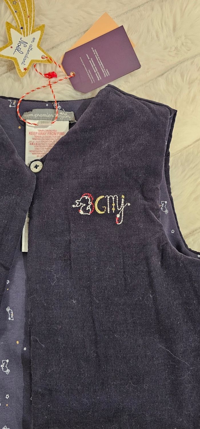 Magnifique gilet marine Sergent Major 24 mois Neuf - photo numéro 2