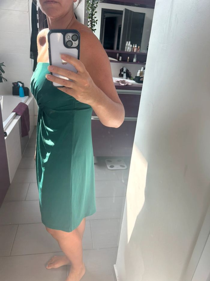 Robe bustier verte - photo numéro 4