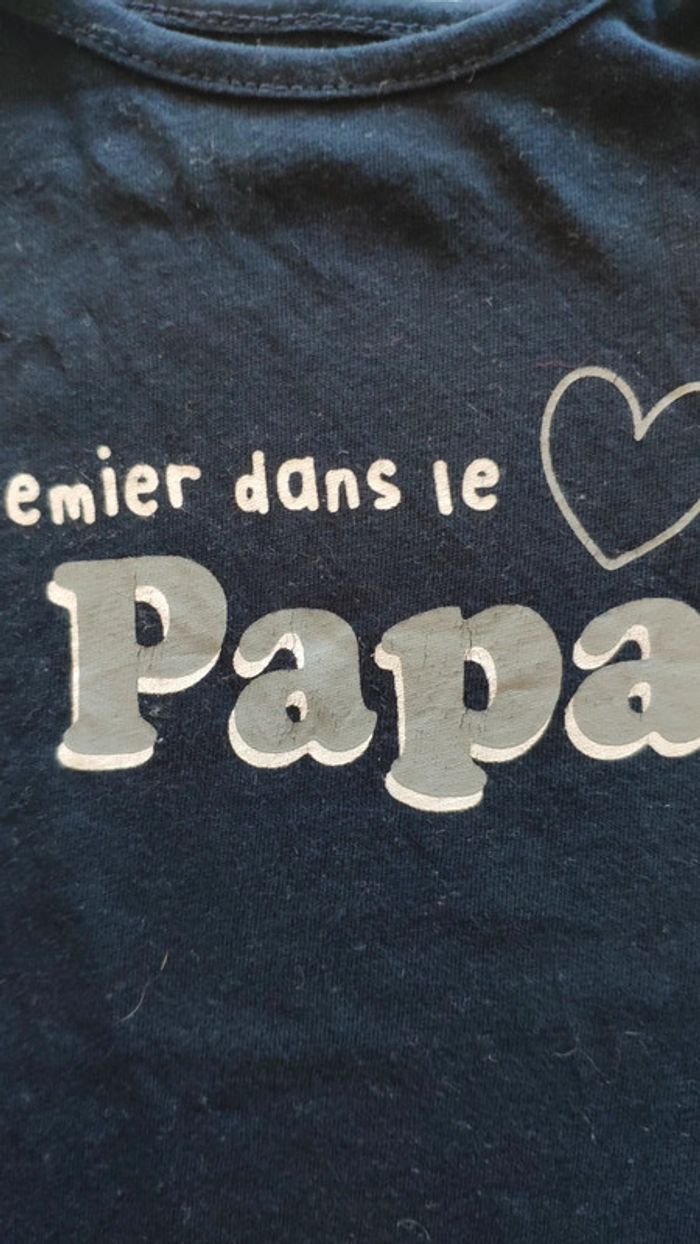 T-shirt manches courtes 24 mois bleu - photo numéro 2