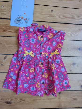 Robe d'été sergent major 6 mois