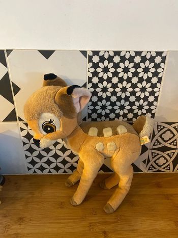 Peluche Bambi Walt Disney classic ancienne