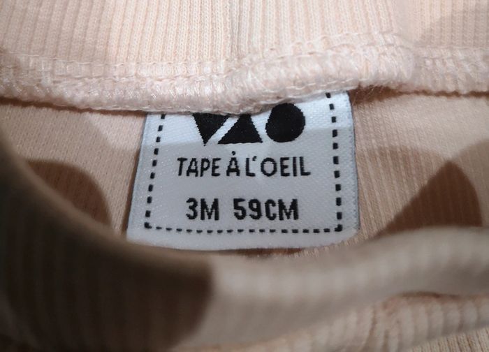 Legging beige Tape à l'œil 3 mois - photo numéro 3