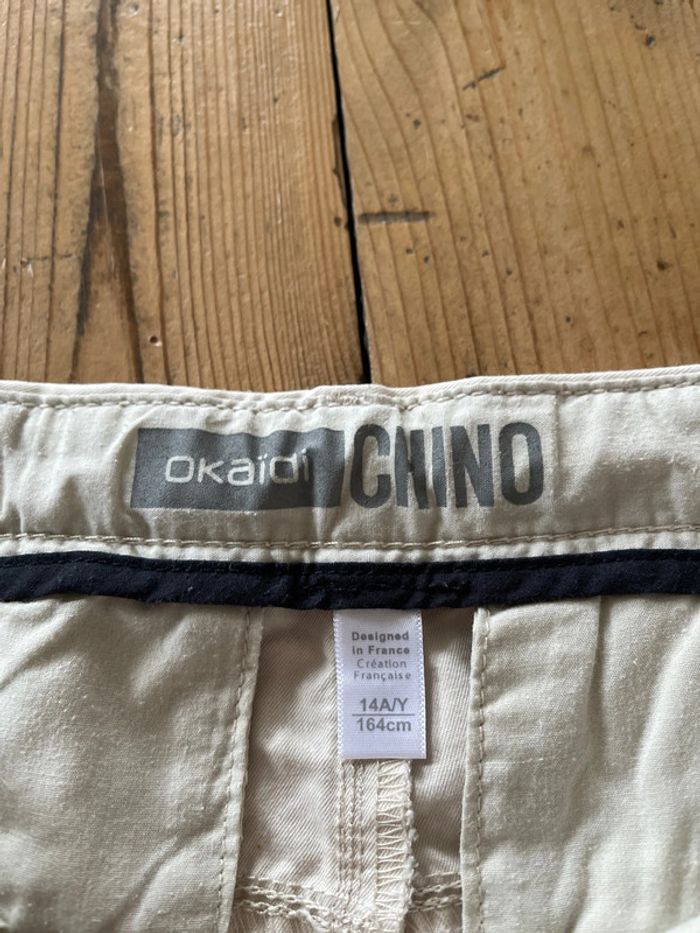 Pantalon beige, Okaïdi, 14 ans - photo numéro 5