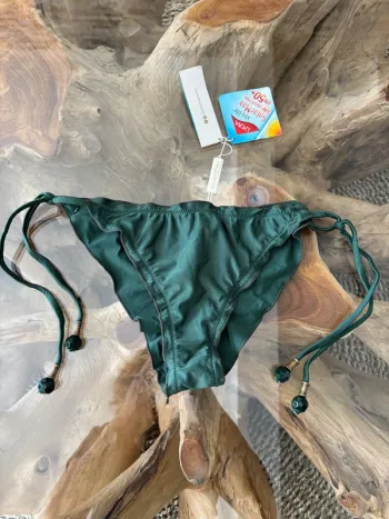 Bas de maillot de bain femme vert bijou Cia maritima