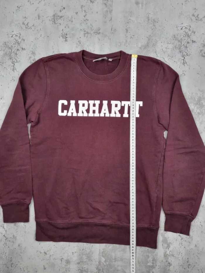 Sweat Carhartt bordeaux, XS Hommes - photo numéro 8