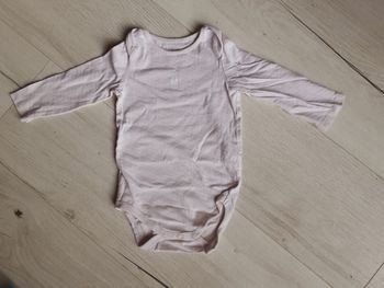 Vêtement bébé fille body rose manches longues Obaïbi 12 mois 1 an