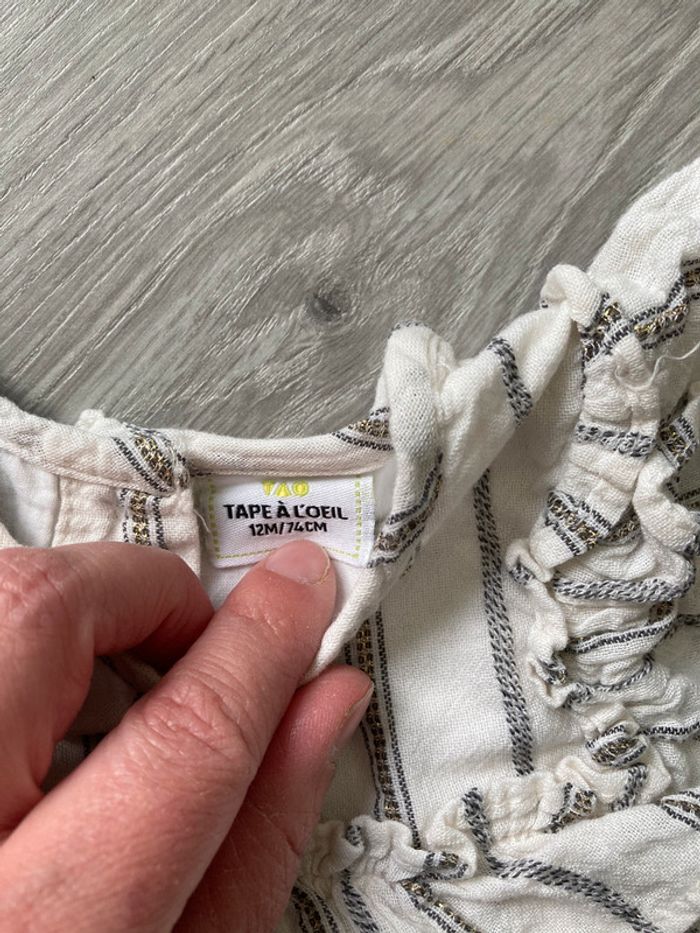 Blouse bébé en lin Tao - photo numéro 3