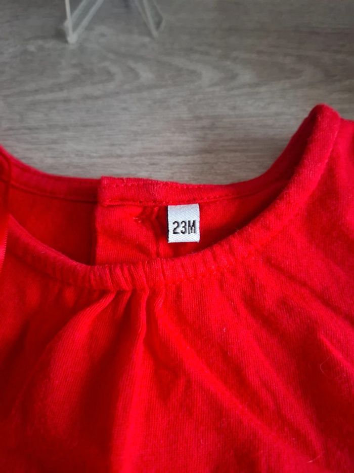 robe et fleurie Taille 23 mois - photo numéro 3