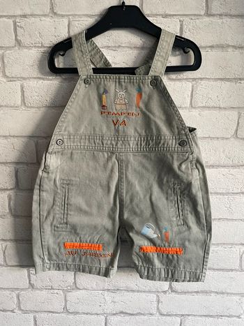 Salopette short culbuto taille 23 mois