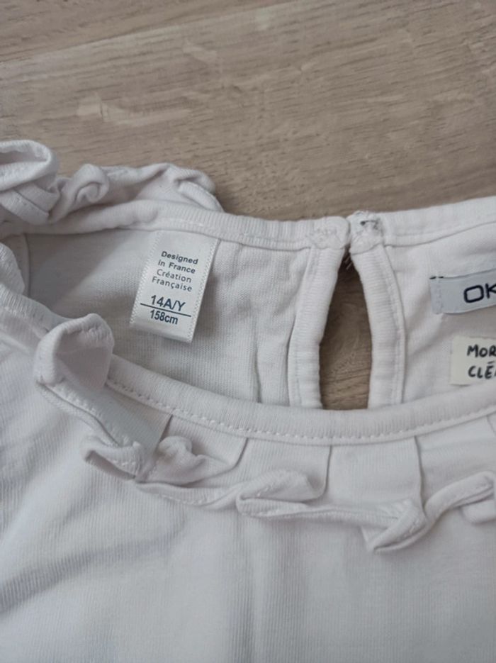 Débardeur fille Okaïdi taille 12 ans en bon état fille - photo numéro 4