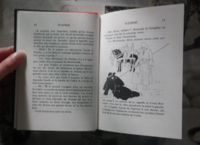 Ivanhoé de Walter Scott Bibliothèque Rouge & Or - photo numéro 4