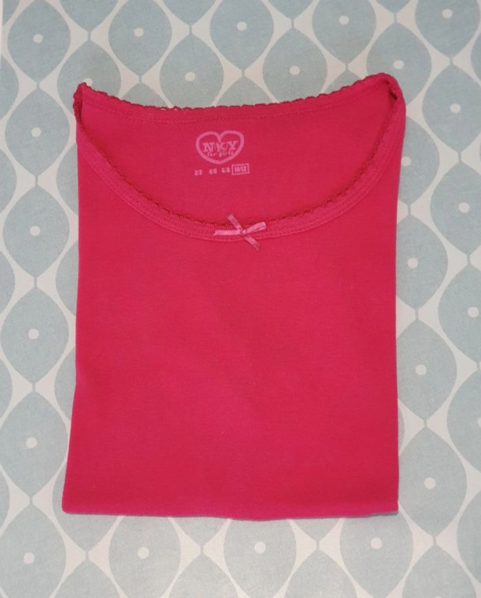 T-shirt fushia NKY - 10/12A - photo numéro 3