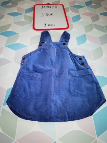 D3070 - robe fille 9 mois