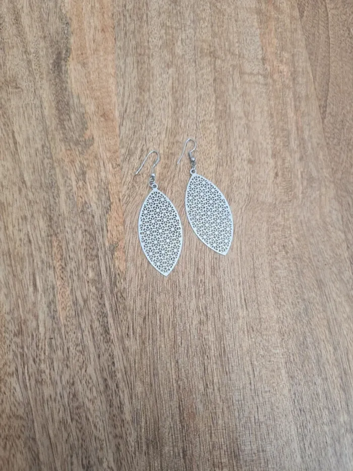 Boucles d'oreilles acier inoxydable