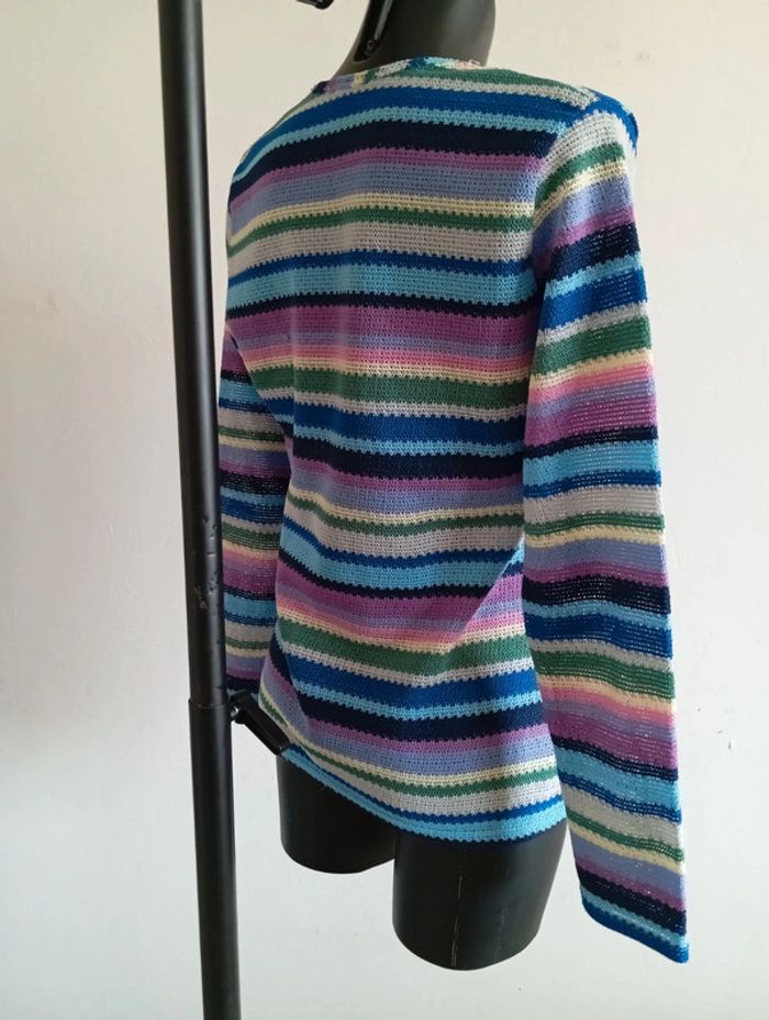 Pull léger multicolore - photo numéro 4