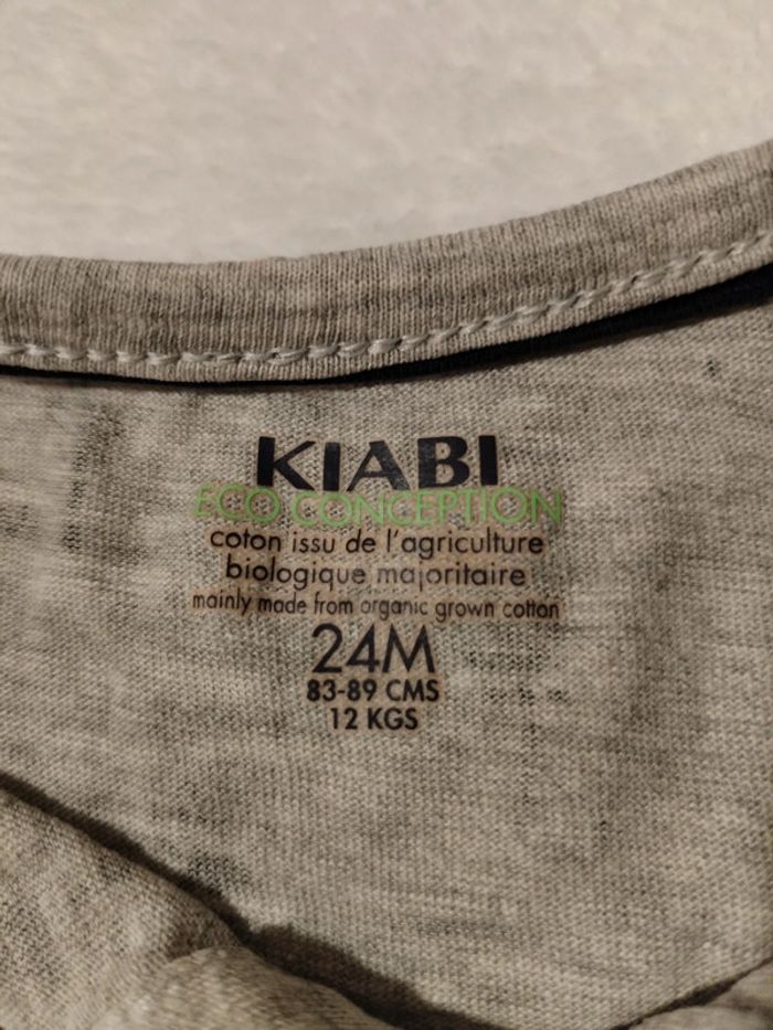 T-shirt palmiers Kiabi 24 mois - photo numéro 4