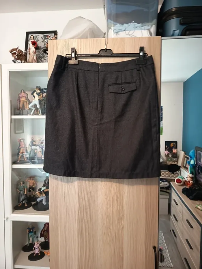 Jupe gris foncé tout simplement - Taille XL 42 - photo numéro 5