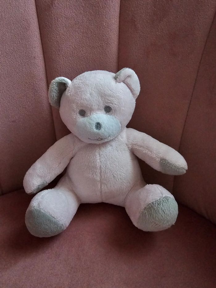 Doudou ours rose mustela