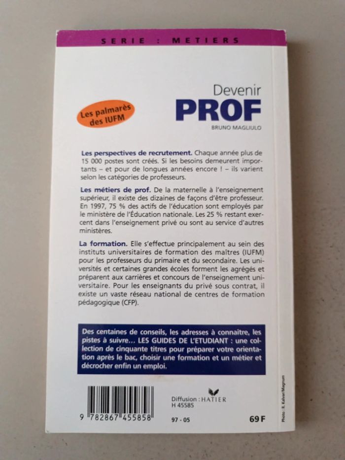 Les guides de l'étudiant devenir prof - photo numéro 2